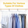 thumbnail image 4 of Metal Magic Hangers Space Saving Hangers for Closet Closet Hangers Space Saver Organizer Shrit Organizer for Closet Space Saving Collapsible Hangers Updated Hook Design, 4 of 8