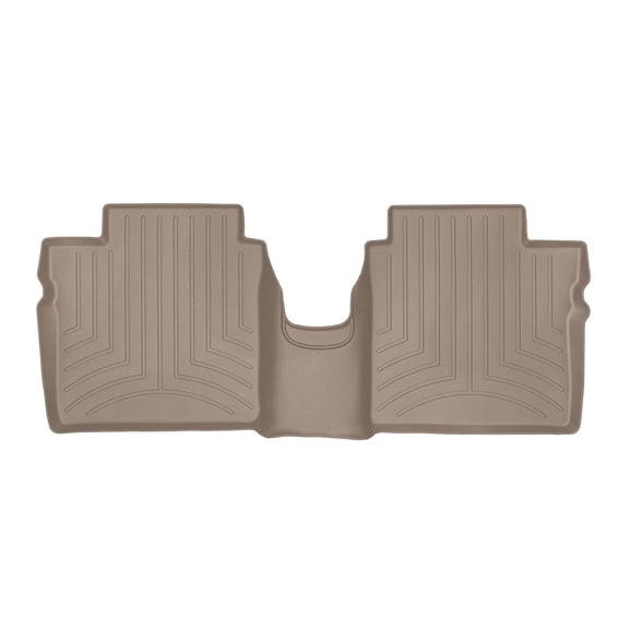 WeatherTech Custom Fit FloorLiners compatible with Nissan Versa, Versa Note - 2nd Row, Tan