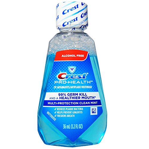 Crest ProHealth Mouthwash, Alcohol Free, MultiProtection Clean Mint 1