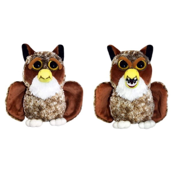 Peluche Feisty Pets el cobarde Daniel búho cornudo Feisty Pets