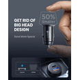 thumbnail image 3 of Car Charger Fast Charging [Mini&Metal], Fast USB Car Charger Adapter PD30W&QC3.0 Compatible with iPhone 14 Pro Max Plus 13 12 11 Samsung S22/21/20 Note20/10 Pixel, 3 of 6