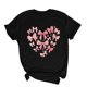 thumbnail image 1 of Blusas de Manga Corta para las Mujeres Divertida Impresión Cuello Redondo Camiseta Vintage, Blusas de Primavera para las Mujeres, 1 of 9