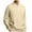 Beige, variant on Wyobmus Mens Shirt Short Sleeve Front Button Down Shirt Summer Solid Ripple Pealted Collared Cardigan Shirts With Pocket S-2X A-Coffee
