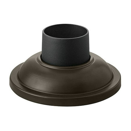 Hinkley Lighting 1304 7" Wide Cast Aluminum Pier Mount Base - Bronze