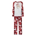 thumbnail image 4 of Xdegoge Christmas Family Pajamas Matching Sets 2 Piece Funny Long Sleeve Graphic Tops and Pants Set Holiday Party Xmas Outfits Winter Pajamas for Women Christmas Pajamas Matching, 4 of 8