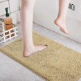 thumbnail image 5 of Chenille Microfiber Shaggy Bath Mat, Soft and Comfortable, Super Water Absorbent, Non-Slip, Thick for Bathroom (60x40cm, Khaki), 5 of 5