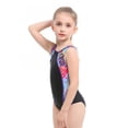 thumbnail image 6 of Wuxian Toddler Girls One Piece Swimsuit Backless Round Neck Cross Strap Plaid Print Swimwear With Tiered Pleated Tutu Skirt Onesize Comfy Soft Stylish Summer Beachwear,Black,11-12 Years, 6 of 8