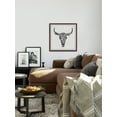 thumbnail image 3 of Flowery Skull Framed Painting Print, 3 of 6