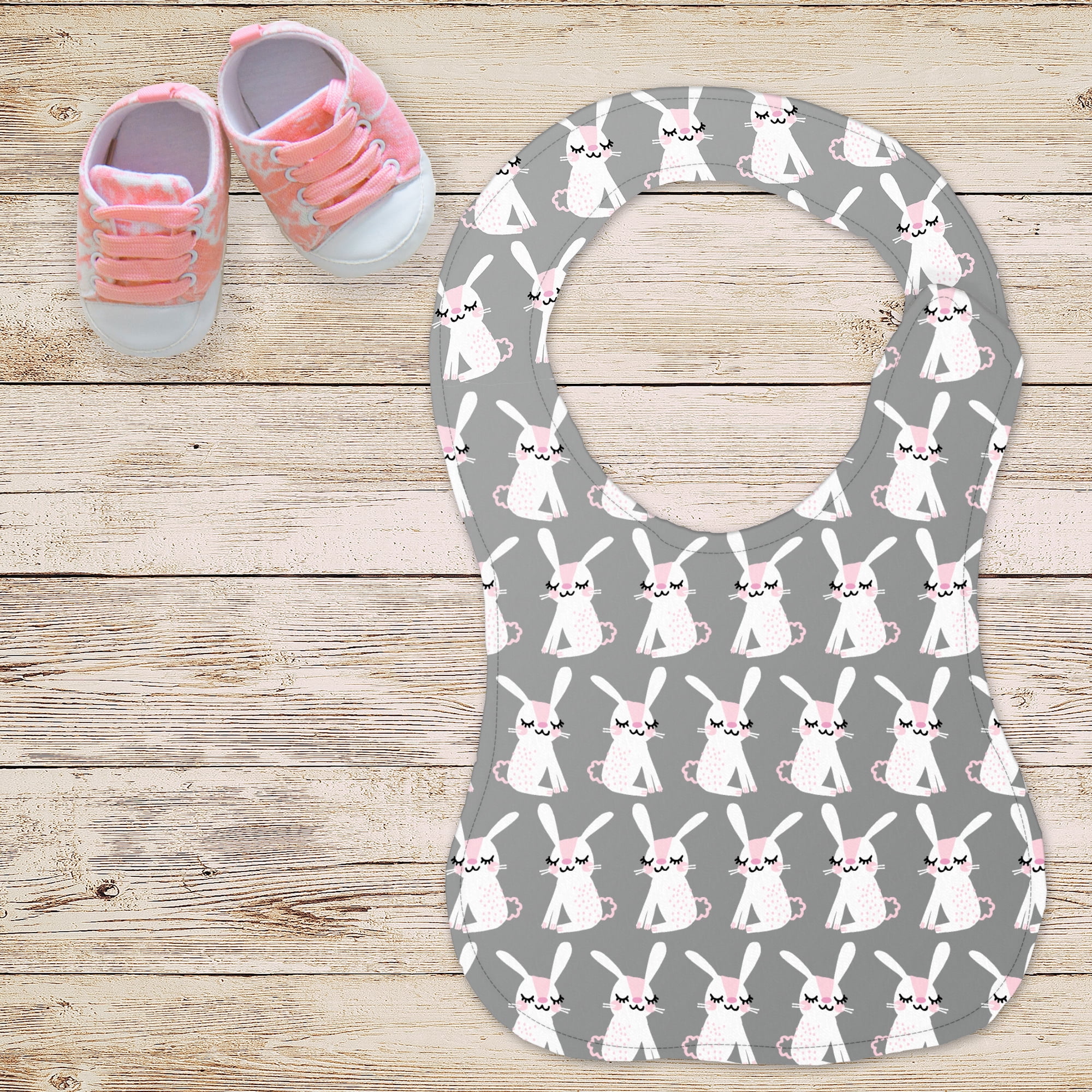 Create It 18"x21" 100% Cotton Bunny Precut Sewing & Craft Fabric, Pink 1 Piece