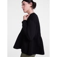thumbnail image 4 of Scenario Women's Peplum Fleece Pullover with Long Sleeves, Size XS-XXXL, 4 of 5