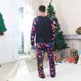 thumbnail image 5 of Family Christmas Pajamas Matching Sets, Navy Lights Christmas Tree Print Family Matching Christmas Pajamas Sets for Women, Men & Couples, 5 of 5