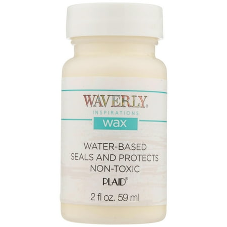 Waverly Inspirations Chalk Paint Wax, Ultra Matte, White, 2 fl oz