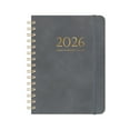 thumbnail image 2 of 2026 Planner,Daily Planner,Weekly and Monthly Calendar Planner Book,January 2026 - December 2026,Hardcover Spiral Planner,Notes Pages,Perfect for Women & Men,A5(Grey), 2 of 9