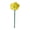 Yellow, variant on Ceramic Flower Bee Watering Stake, 10.63" Pollinator Drinking Station for Garden & Patio