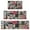 Pioneer Flower Floral-2, variant on Pioneer Flower Floral Print Pattern Kitchen Rugs Sets Of 3,Kitchen Runner Rugs Non Skid Washable,Decorative Kitchen Floor Mats for Kitchen,Sink,Laundry,17"x30" 17"x47" 17"x59"