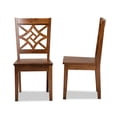thumbnail image 4 of Baxton Studio Nicolette Oak Wood Dining Chair in Walnut Brown (Set of 2), 4 of 6