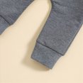 thumbnail image 6 of Zuwimk Patchwork Color Baby Hoodie Set 2PC Top Pants Outfit for Unisex Infants 3M-3Y Daily Wear(Grey,2-3 Years), 6 of 6