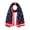 A, variant on USA Flag Scarf, Americana Flag Shawl, Lightweight Voile Patriotic Wrap for Men and Women, Versatile American Flag Scarf for Parties, Sports Games, July 4th and Patriotic Holidays-C