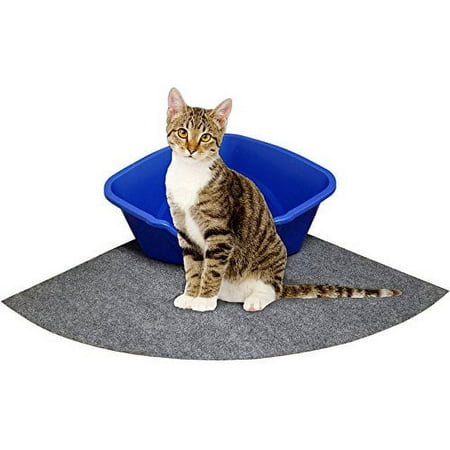 UPC: 0758035771944 | Drymate  Corner Cat Litter Mat  Gray