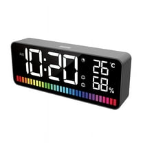 LED Alarm Clock Spectrum Pickup Electronic Clock