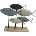 thumbnail image 1 of Wooden Fish on Base Figurine, 1 of 1