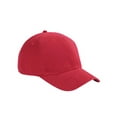 thumbnail image 1 of Gorra estructurada de sarga cepillada de 6 paneles RED OS Grandes Accesorios BX002, 1 of 1