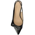 thumbnail image 4 of Journee Womens Paloma Sling Back Pointed Toe Kitten Heel Pumps, 4 of 10