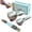 1Set, variant on SQDWYGUO 2024 New Adjustable Measuring Spoons，Adjustable Battery-Free Baking Measuring Spoon, with Scale Plastic Measuring Scoops Cups, Plastic Measuring Spoon Set,1Set