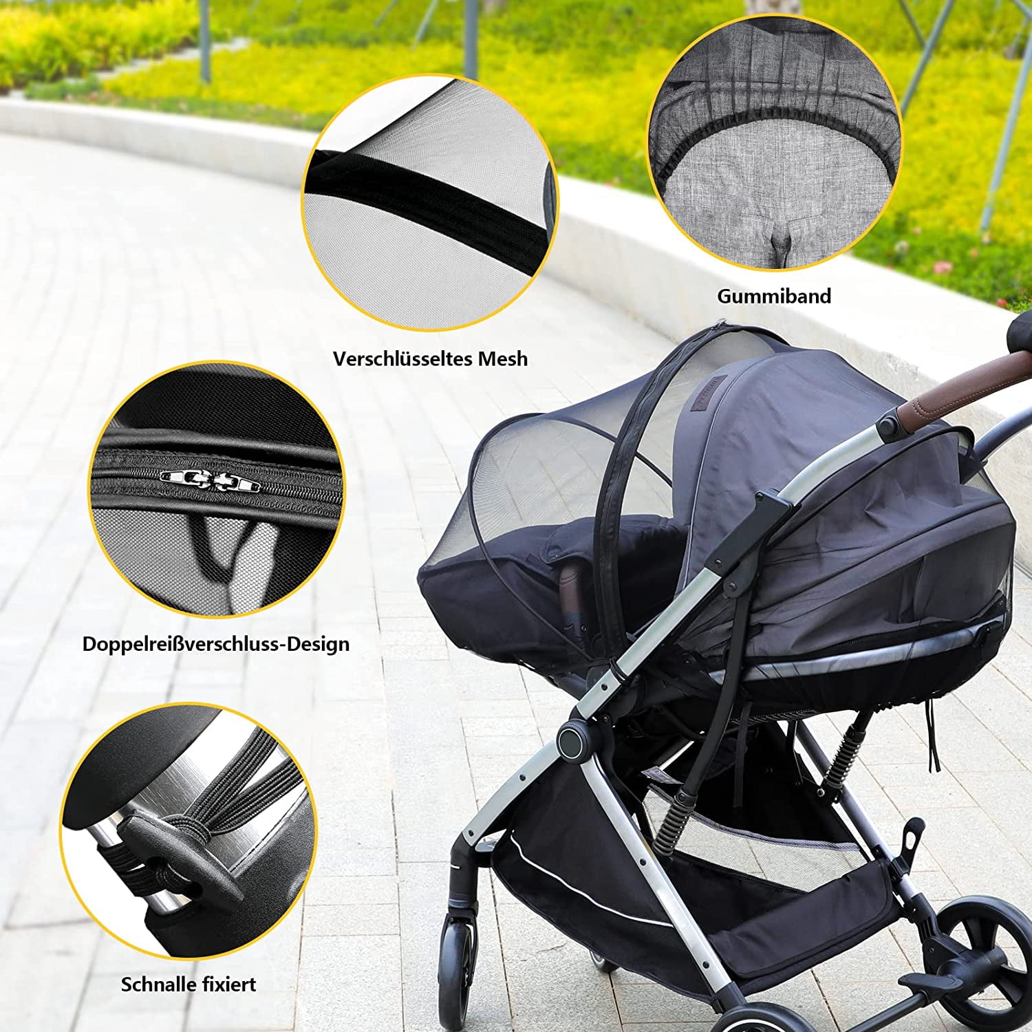 Mosquitera Universal Para Cochecito De Bebé, Mosquitera, Mosquitera