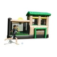 thumbnail image 6 of Island Hopper Fort All Sport Recreational Kids Bounce House with Fort Area, Climbing Wall, Basketball, Soccer Shot, Curved Slide & Twist & Tangle Game, 6 of 7