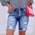 thumbnail image 2 of Seductiva Women's Casual Shorts Women's Denim Shorts Casual Fashion Shorts Hot Pants Jean Shorts for Women Womens Workout Shorts, 2 of 5
