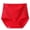Red, variant on Matoen Womens Seamless Cotton Underwear High Waist Invisible Briefs No Show Bikinis Stretch Panties Full Coverage