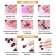 thumbnail image 4 of Uñas Navideñas Rojas Uñas Postizas Uñas Compatibles Con Niñas, 4 of 5