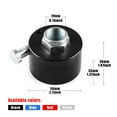 thumbnail image 3 of Maytalsory Convenient Push Button Quick Release For Steering Wheel Hub Aluminum Wheels Are Sturdy And Durable blue 56*46*35mm 1Set, 3 of 6