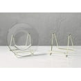 thumbnail image 3 of TRIPAR 4" Gold Color Metal Square Wire Stand Easel Display, 3 of 6