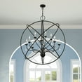 thumbnail image 4 of Livex Lighting - Aria - 12 Light Grande Foyer Chandelier In Shabby Chic, 4 of 9