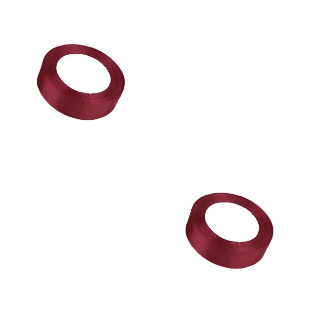 Cateissary Cinta de papel de regalo hecha a mano, accesorios para manualidades, costura de festival, cintas de poliéster, adornos de Halloween, Vino Tinto 33 2Conjunto