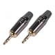 thumbnail image 5 of 2x Adaptador de sonido de auriculares con enchufe de soldadura estéreo de 2 piezas de 3,5 mm con enchufe trasero negro Yuyangstore Enchufe de soldadura estéreo, 5 of 8