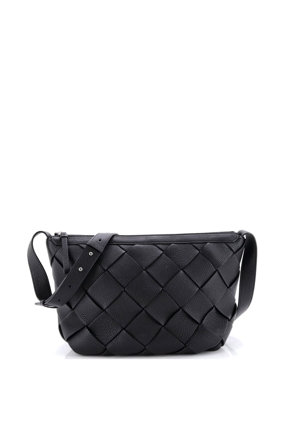 Pre-Owned Diago Pouch Maxi Intrecciato Leather By Rebag