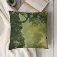 thumbnail image 3 of YINGXI  Abstract Throw Pillow Cushion Case, Weathered Modern Stain Look Quirky Details Brushstrokes Design Print, Modern Accent Double-Sided Digital Printing,Eggshell Fawn and Khaki 18x18in, 3 of 5