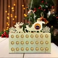 thumbnail image 4 of PPgejGEK Wooden Advent Calendar Christmas Party Chocolate Frame Decoration Wooden Advent Calendar Christmas Gift with Deep Care for a Pleasant Christmas, 4 of 6