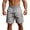 Light Gray, variant on Cargo Shorts for Men Summer Casual Elastic Waist Loose Fit Breathable Knee Length Work Shorts with Pockets
