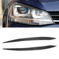 thumbnail image 1 of Carbon Fiber Headlight Trim Sticker Carbon Fiber Eyelids Pair Headlight Eyebrow Trim Modification Carbon Fiber Eyelid Eyeline Cover Fits For MK  7  7.5, 1 of 8