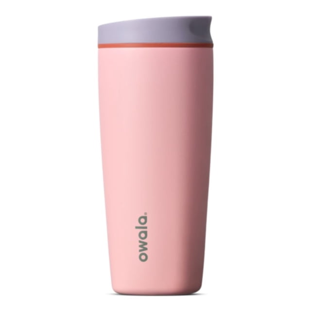 Vaso para café owala smoothsip de 20oz (591ml) de acero inoxidable térmico color sugar high