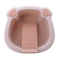 thumbnail image 2 of Lavabo de tabla de lavar, para lavar ropa, de dibujos animados, compacto, cómodo y ligero, para lavar a mano blusas, ropa interior rosa, 2 of 8