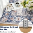 thumbnail image 3 of Noahas Washable Vintage Area Rug Bohemian Decorative Rug for Living Room, Bedroom, Kids Room, 8' x 10', Beige, 3 of 7