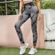 thumbnail image 3 of Women's Tie Dye High Waist Yoga Pants Smile Peach Butt Lift Sports Leggings Running Fitness Pants Werseon Modelo, 3 of 6