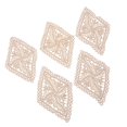 thumbnail image 3 of 5 uds parches de costura con apliques de flores bordados para DIY, chaquetas de jeans, bolsas de ropa, decoración de sombreros - N003, tal se describe Soledad Bordado Aplique de encaje Aplique, 3 of 10