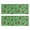 Bigfoot and Banana Green Pattern, variant on Bigfoot and Banana Green Pattern Anti Fatigue Kitchen Rugs Set Of 2, Non Slip Washable Decorative Floor Mats for Sink Laundry and Home Use, 17"x47"