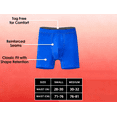 thumbnail image 3 of 10-pack of soft, breathable men's boxer briefs, highly elastic, moisture-wicking, silk crotch, available in multiple sizes (mixed colors)., 3 of 7